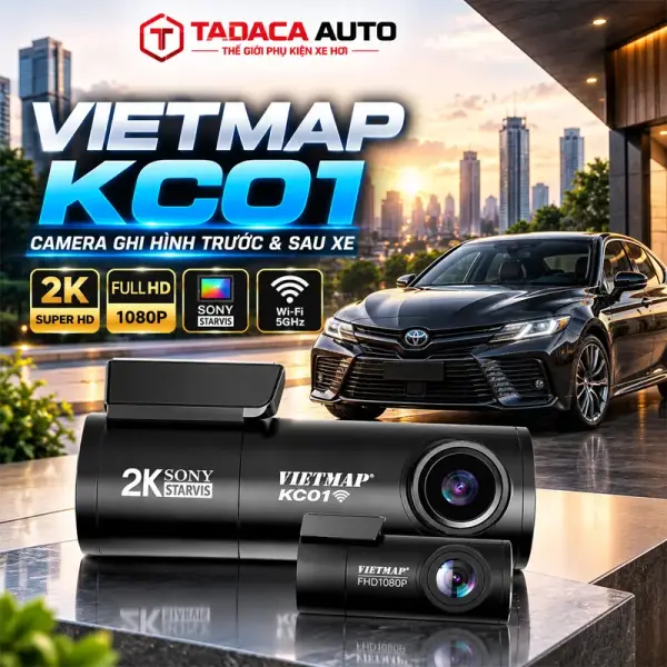 Camera Hành Trình Vietmap KC01 2K Siêu Nét video